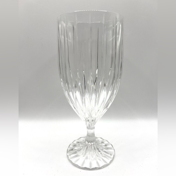 Mikasa Park Lane Iced Tea Clear Crystal Glass Goblet 14 oz 7.2 in Height - Picture 1 of 9